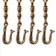 Swing Chain Set Of Brass Metal With Statue Link (Set Of 4 Piece)